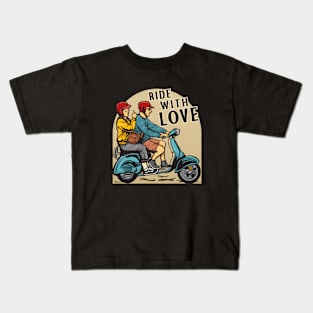 Vespa tamasya Kids T-Shirt